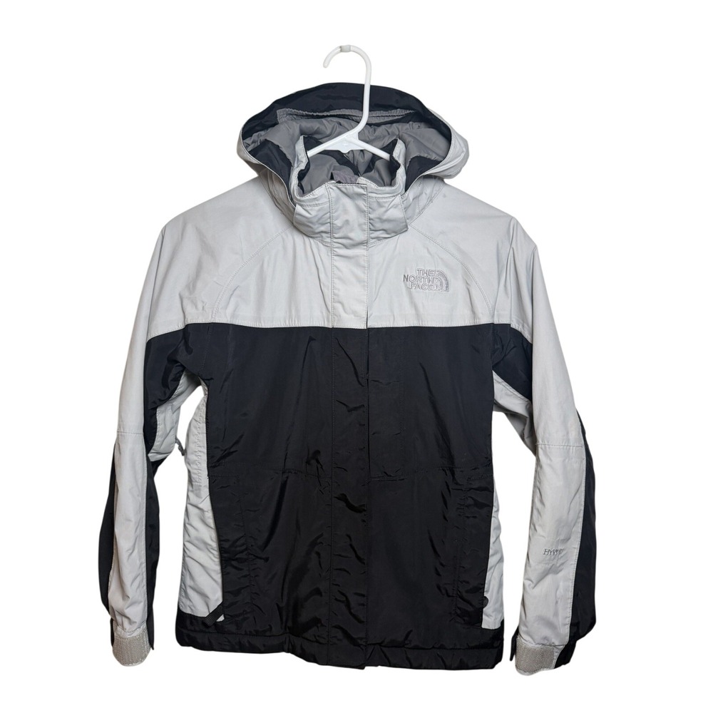 VTG The North Face HyVent Two-Tone Hooded Waterproof Rain Jacket - Size M